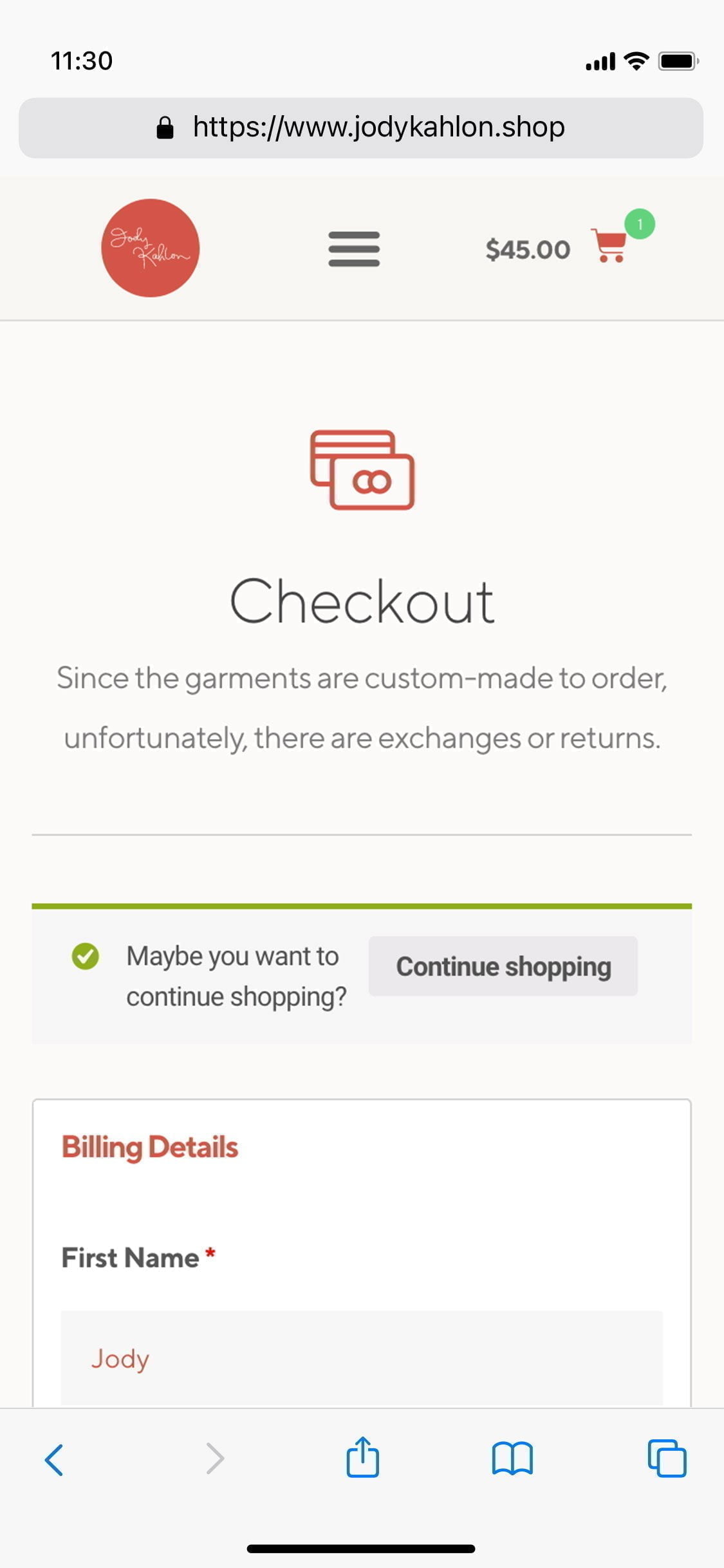  Landing Page