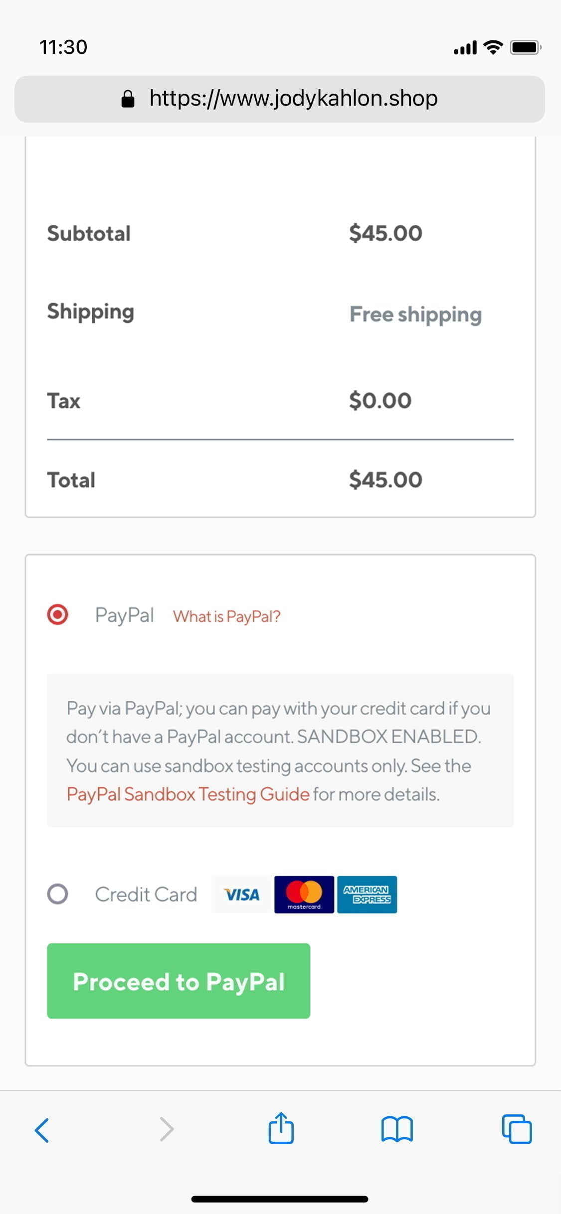  Landing Page